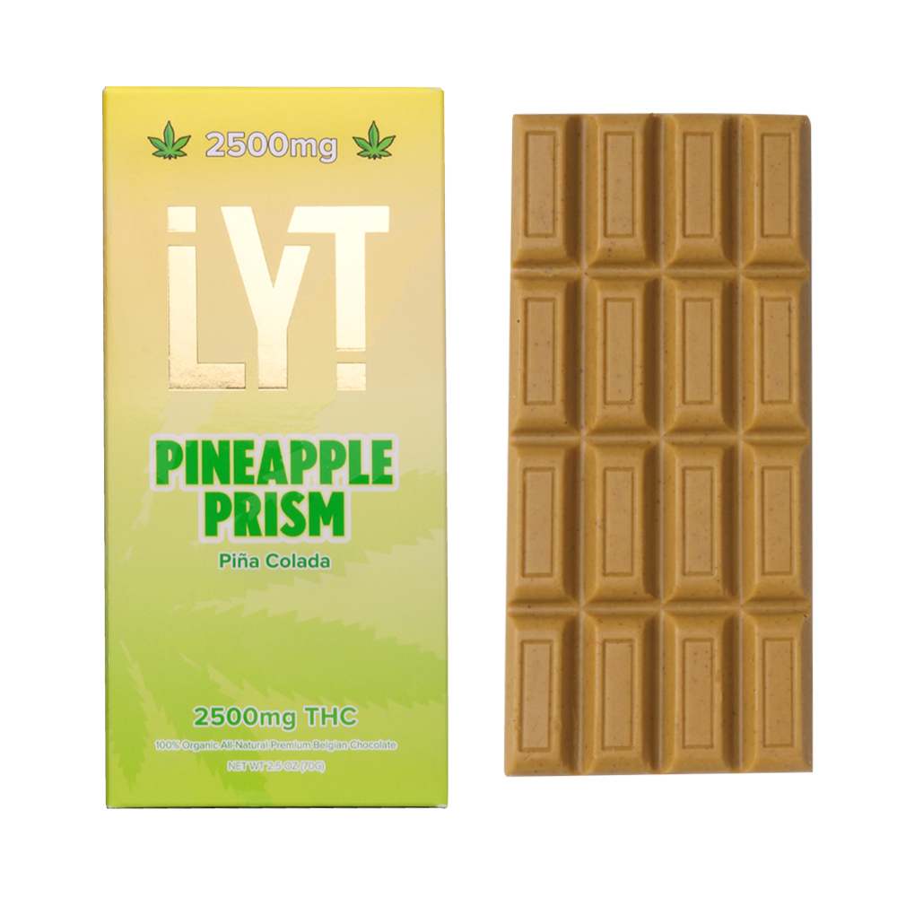 LYT Pineapple Prism Chocolate Bar 2500mg